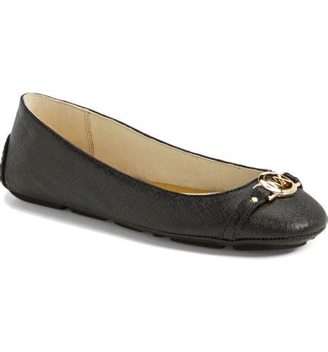 michael kors women's shoes hampton ballet gold luggage|Michael Kors Ballet flats and ballerina shoes for Women.